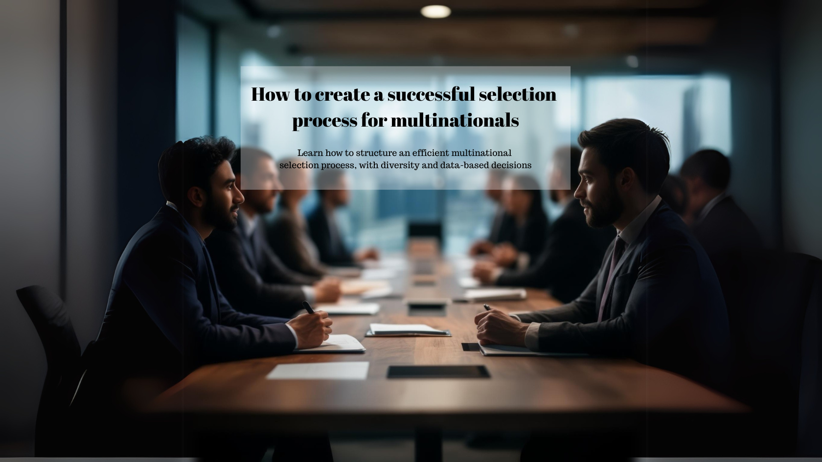 Read more about the article How to create a successful selection process for multinationals